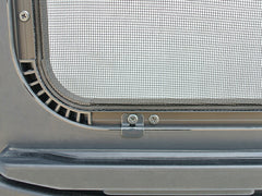 Hiace Commuter Ventury HIACE 200 series BUG MESH SCREEN with Weather guard pair [200k4G-MeshAmd-LR]