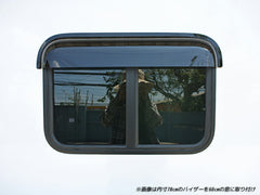 Camping Car Trailer House slide window visor / weather guard Dark Smoke Wind deflectors Window Visor [camp40-re-ds]