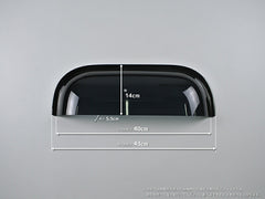 Camping Car Trailer House slide window visor / weather guard Dark Smoke Wind deflectors Window Visor [camp40-re-ds]