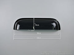 Camping Car Trailer House slide window visor / weather guard Dark Smoke Wind deflectors Window Visor [camp50-re-ds]