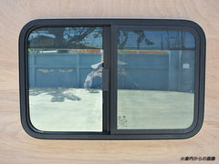 Camping Car Trailer House slide window visor / weather guard Dark Smoke Wind deflectors Window Visor [camp70-re-ds]