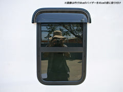 Camping Car Trailer House slide window visor / weather guard Dark Smoke Wind deflectors Window Visor [camp70-re-ds]