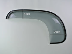 CUBE Z12 NZ12 Wind deflectors Window Visor (*Forn pair) [cube12-spw-ls-2p]