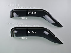 SUZUKI EVERY CARRY VAN (DE51V / DF51V) MAZDA CCRUM (DL51 / DM51) Dark Smoke Wind deflectors Window Visor [dc51-big-ds-4p]