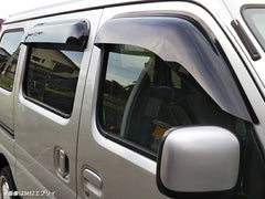 SUZUKI EVERY CARRY VAN (DE51V / DF51V) MAZDA CCRUM (DL51 / DM51) Dark Smoke Wind deflectors Window Visor [dc51-big-ds-4p]