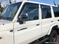 TOYOTA LAND CRUISER 70 series / J70  (*for 4 door model) Wind deflectors Window Visor [GRJ7-BIG-DS-4P]