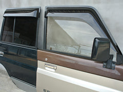 TOYOTA LAND CRUISER 70 series / J70  (*for 4 door model) Wind deflectors Window Visor [GRJ7-BIG-DS-4P]