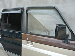 TOYOTA LAND CRUISER 70 series / J70  (*for 4 door model) Wind deflectors Window Visor [GRJ7-BIG-LS-4P]