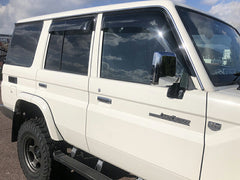 TOYOTA LAND CRUISER 70 series / J70  (*for 4 door model) Wind deflectors Window Visor [GRJ7-BIG-LS-4P]