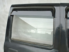 TOYOTA HILUX 5th Gen N80 N90 N100 N110 (Double Cab) Dark Smoke Wind deflectors Window Visor [mgt4d-big-ds]