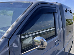 DAIHATSU MIDJET 2 Dark Smoke Japanese Kei Truck / Mini Truck Wind deflectors Window Visor [mjt2-semi-ds]