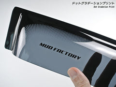 DAIHATSU MIDJET 2 Dark Smoke Japanese Kei Truck / Mini Truck Wind deflectors Window Visor [mjt2-semi-ds]