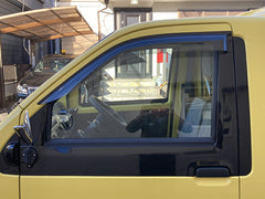 DAIHATSU MIDJET 2 Light Smoke Japanese Kei Truck / Mini Truck Wind deflectors Window Visor [mjt2-semi-ls]