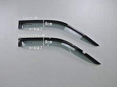 DAIHATSU MIDJET 2 Light Smoke Japanese Kei Truck / Mini Truck Wind deflectors Window Visor [mjt2-semi-ls]