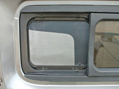 Nissan NV200 Vanette BUG MESH SCREEN with Weather guard pair [nv200-MeshAmd-2p]