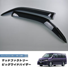 HONDA STEPWAGON STEPWGN RF3 - RF8 2nd Gen Japanese VAN Wind deflectors Window Visor [RF38-BIG-DS]