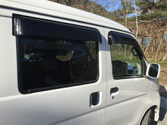 DAIHATSU HIJET CARGO ATRAI S320V S330V Japanese Kei Van / Mini Van  Wind deflectors Window Visor [s320-big-ds-4p]