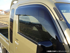 DAIHATSU HIJET CARGO S700V 710V S700W S710W (Atrai/ DECK VAN / PIXIS VAN) Dark Smoke Wind deflectors Window Visor [s700v-big-ds]