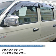 HILUX 6th Gen (N140 N150 N160 N170) For Double CAB Wind deflectors Window Visor [tgr4d-big-ds]