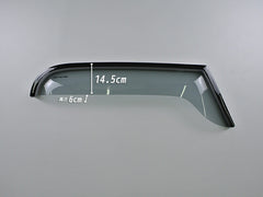 JEEP Wrangler YJ(1987-1996) TJ(1996-2006) Light Smoke Wind deflectors Window Visor [tj-big-ls]