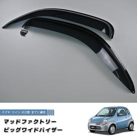 SUZUKI TWIN EC22 Dark Smoke Wind deflectors Window Visor [twin-big-ds]