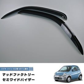 SUZUKI TWIN EC22 Dark Smoke Wind deflectors Window Visor [twin-semi-ds]