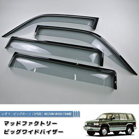 ISUZU Trooper 2nd Gen (1991-2002) /Big Horn/Honda Horizon Light Smoke Wind deflectors Window Visor [UBS-BIG-LS-4P]