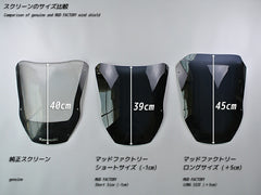 KAWASAKI Ninja ZX-12R / ZX1200-A1(2000) / ZX1200-A2(2001) Dark Smoke windshield [zx12r-std-ds-lg]